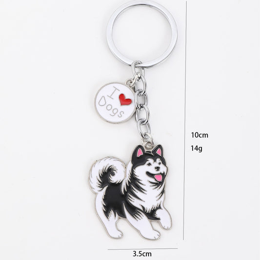 Sausage Corgi keychain pendant