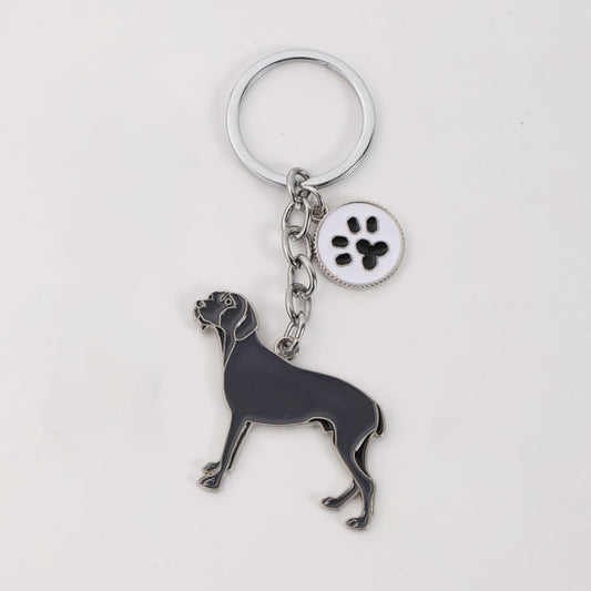 Sausage Corgi keychain pendant