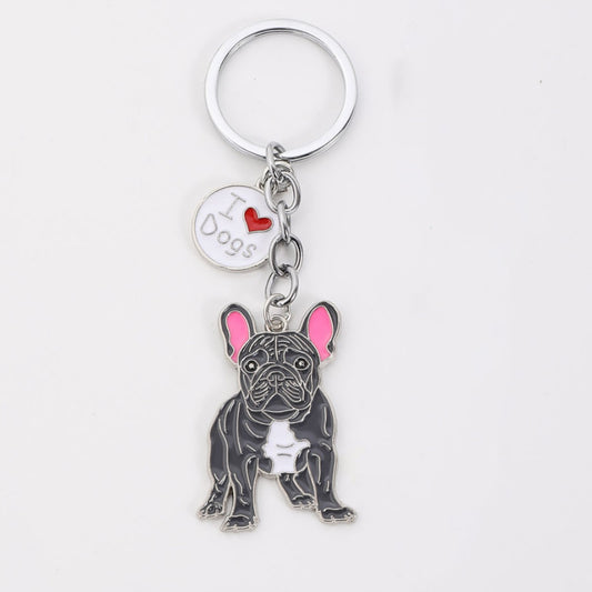 Sausage Corgi keychain pendant
