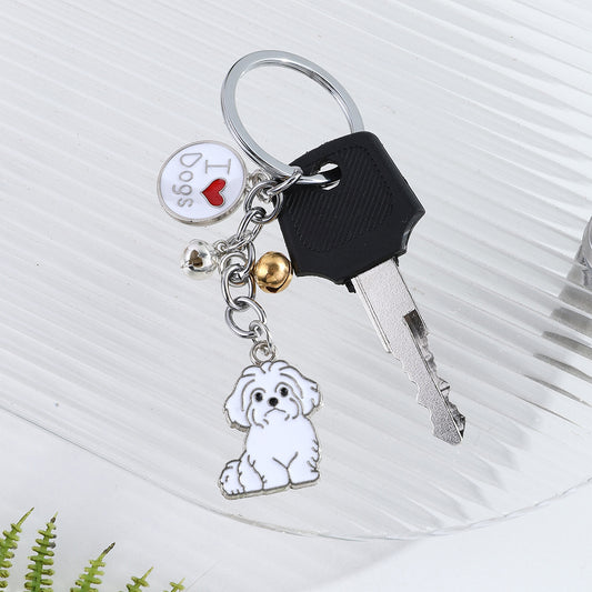Sausage Corgi keychain pendant