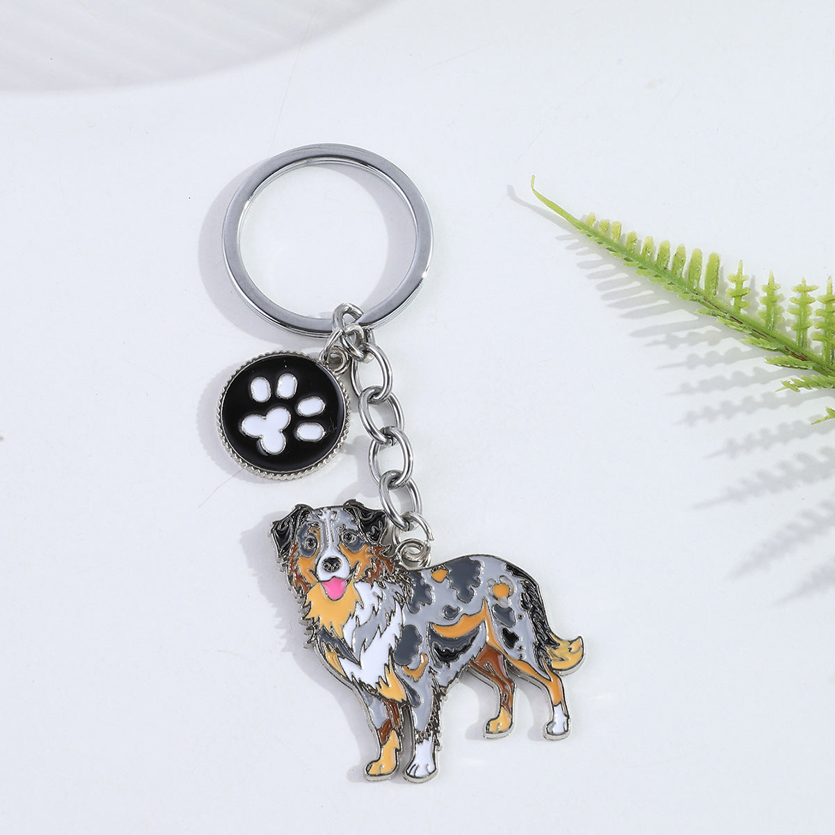 Sausage Corgi keychain pendant