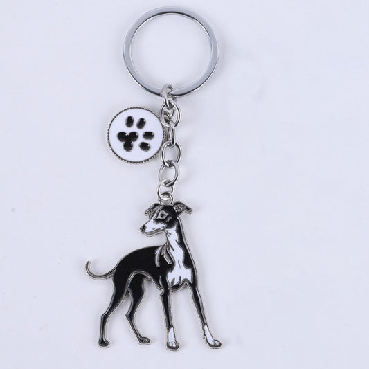 Sausage Corgi keychain pendant