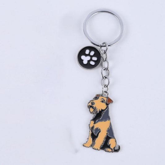 Sausage Corgi keychain pendant