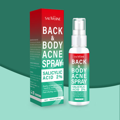 Sauvasine Body Back Acne Hydrating Spray
