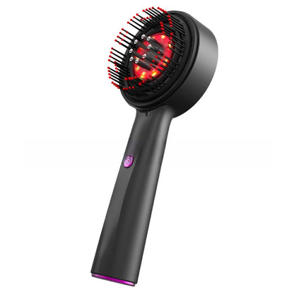 Scalp ball massage application comb