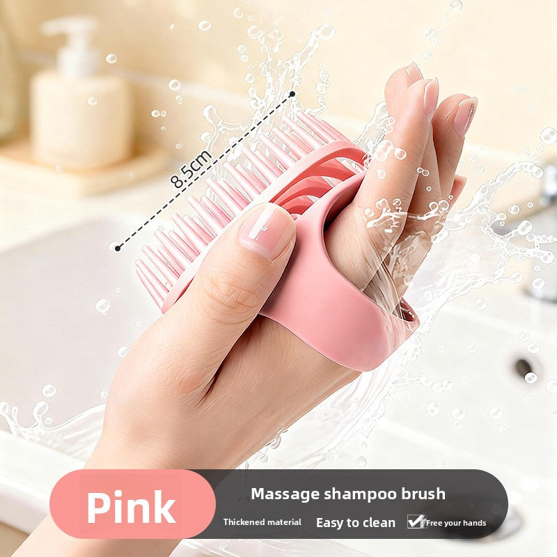 Scalp cleaning shampoo comb