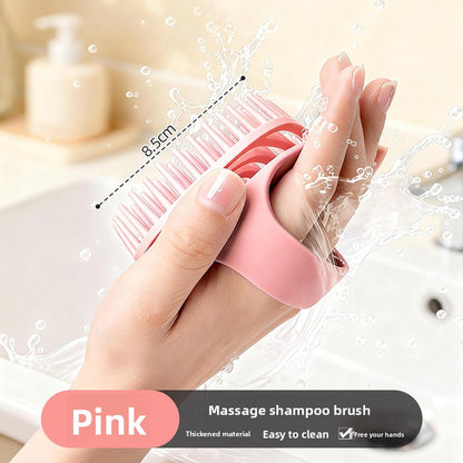 Scalp cleaning shampoo comb
