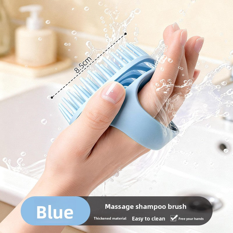 Scalp cleaning shampoo comb