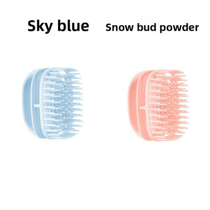 Scalp cleaning shampoo comb