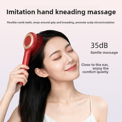 Scalp Massager Comb with Red Light Therapy