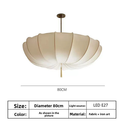 Scandinavian Fabric LED Chandelier