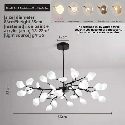 Scandinavian Firefly LED Chandelier