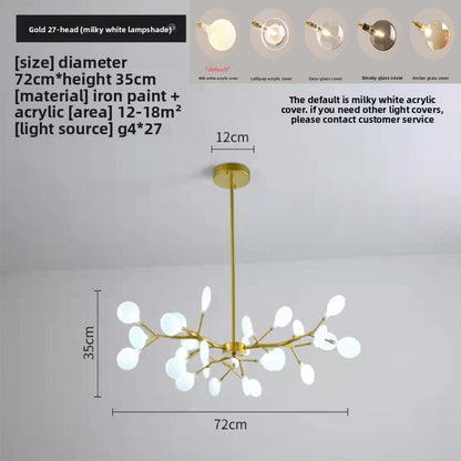 Scandinavian Firefly LED Chandelier