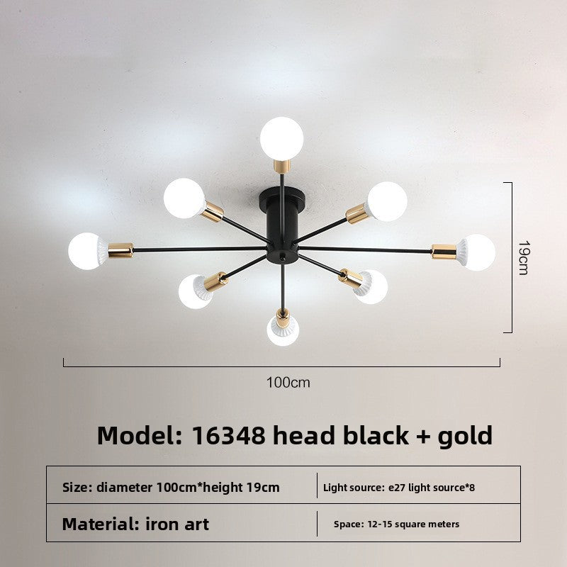 Scandinavian Modern Ceiling Lamp Iron LED Compatible