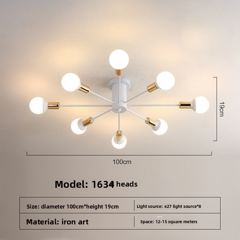 Scandinavian Modern Ceiling Lamp Iron LED Compatible