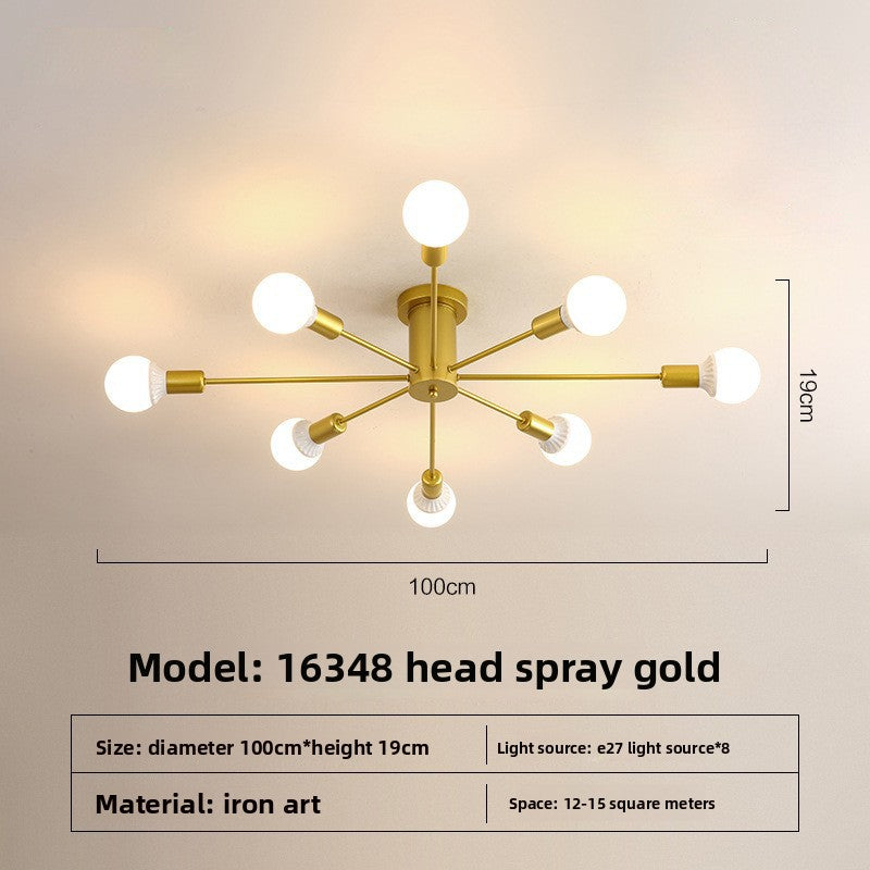 Scandinavian Modern Ceiling Lamp Iron LED Compatible