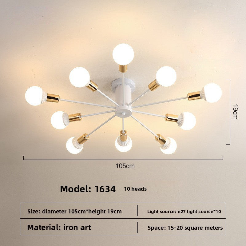 Scandinavian Modern Ceiling Lamp Iron LED Compatible