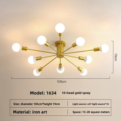 Scandinavian Modern Ceiling Lamp Iron LED Compatible