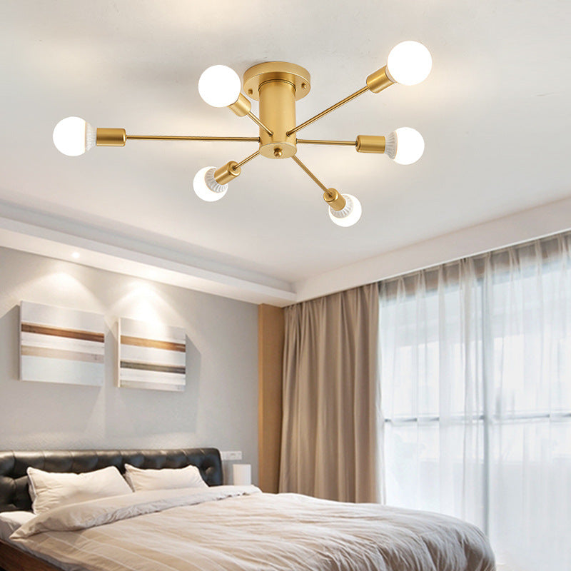 Scandinavian Modern Ceiling Lamp Iron LED Compatible