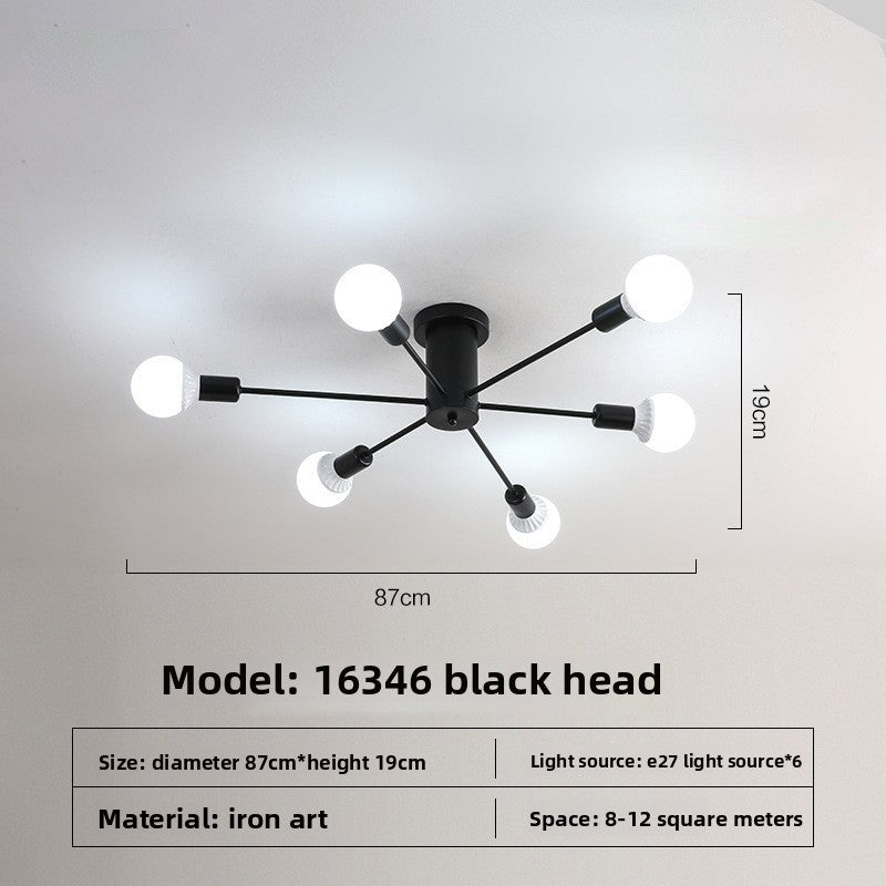 Scandinavian Modern Ceiling Lamp Iron LED Compatible