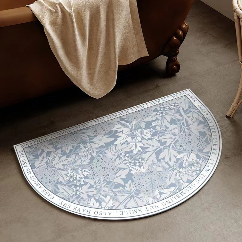 Scandinavian Retro Diatom Mud Bath Mat Non-Slip Washable Floor Rug