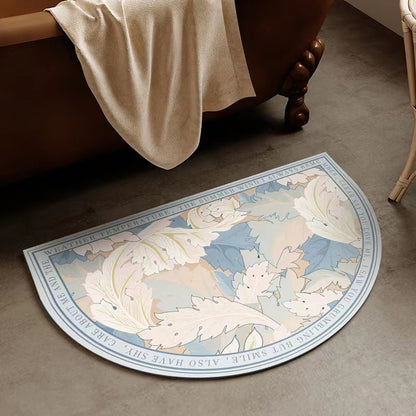 Scandinavian Retro Diatom Mud Bath Mat Non-Slip Washable Floor Rug