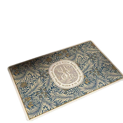 Scandinavian Retro Diatom Mud Bath Mat Non-Slip Washable Floor Rug