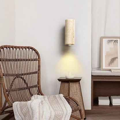 Scandinavian Travertine LED Wall Light