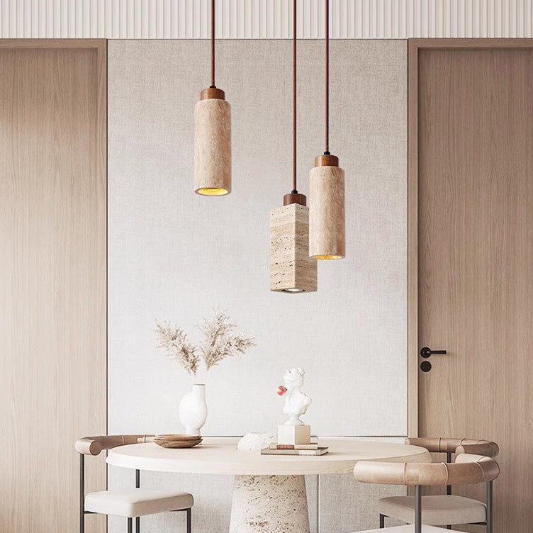 Scandinavian Travertine Pendant Lamp