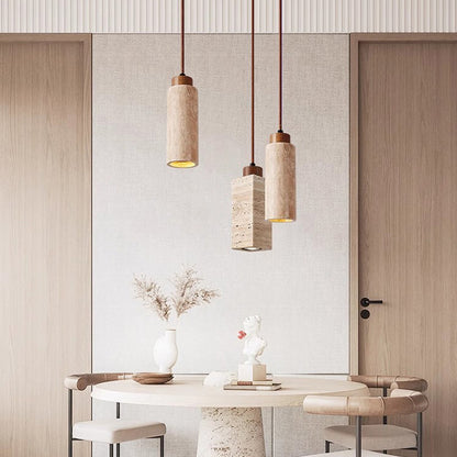 Scandinavian Travertine Pendant Lamp