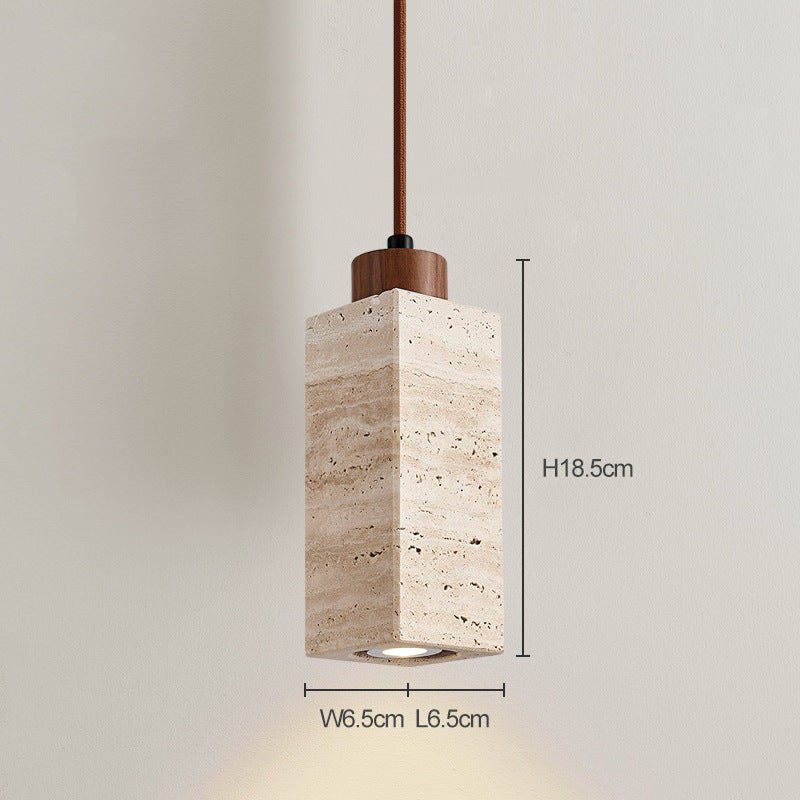 Scandinavian Travertine Pendant Lamp