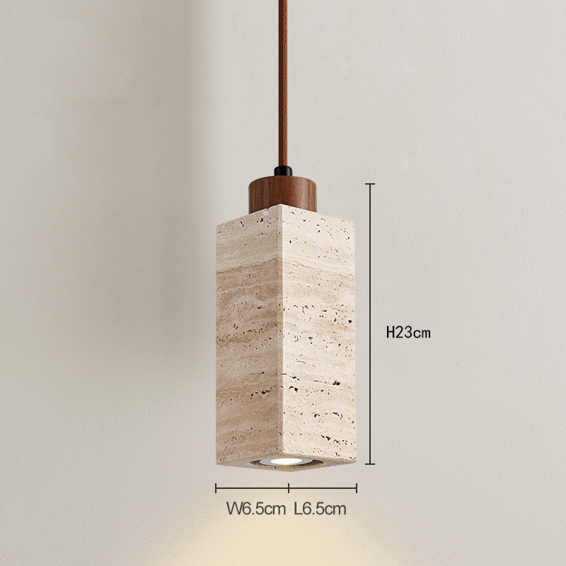 Scandinavian Travertine Pendant Lamp