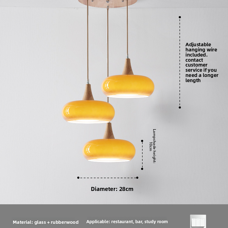 Scandinavian Wood Pendant Ceiling Light