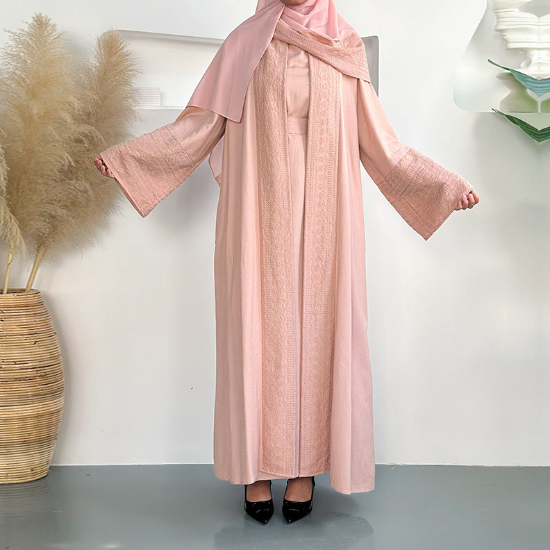 Scarf Inner Skirt Long Robe e Dress
