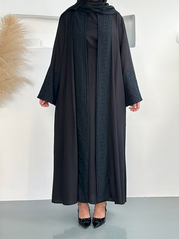 Scarf Inner Skirt Long Robe e Dress