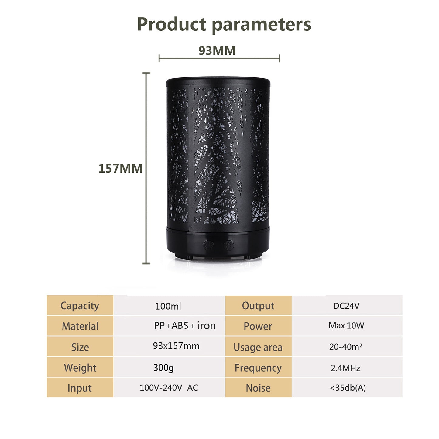 Scent diffuser, desktop humidifier