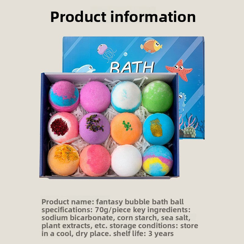 Scented Bath Bombs with Toys for Kids