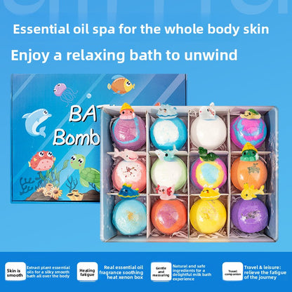 Scented Bath Salt Ball Gift Set