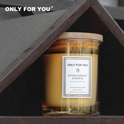 Scented candle fragrance souvenir