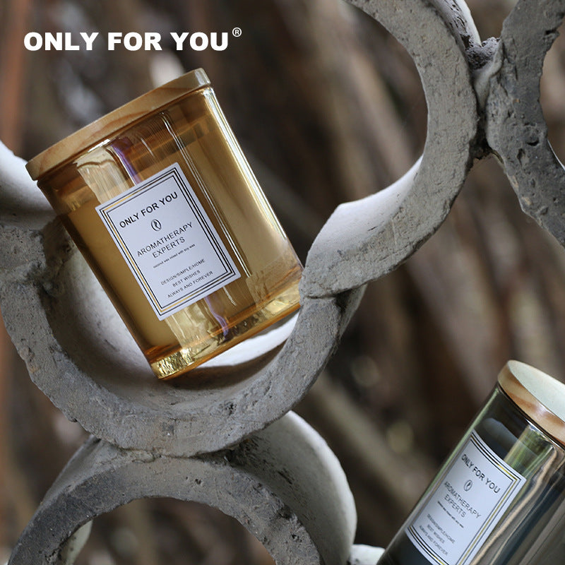 Scented candle fragrance souvenir