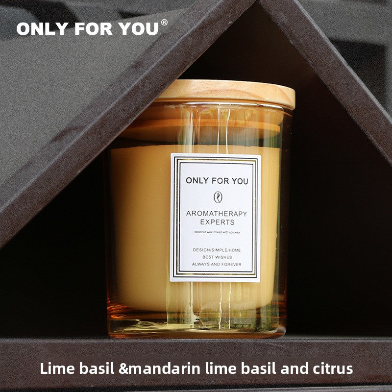 Scented candle fragrance souvenir