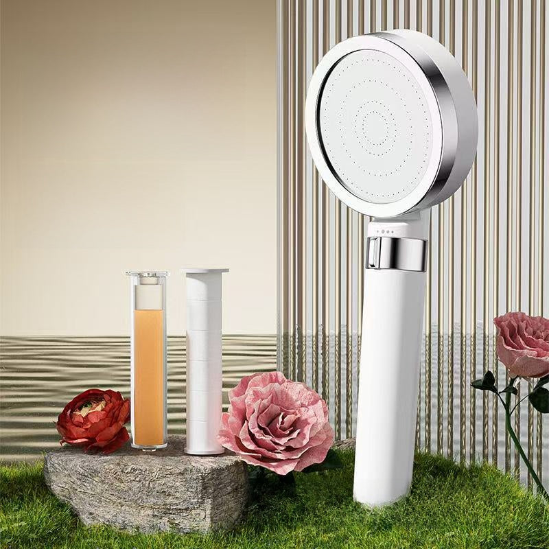 Scented filter shower head for skin care and beauty use
