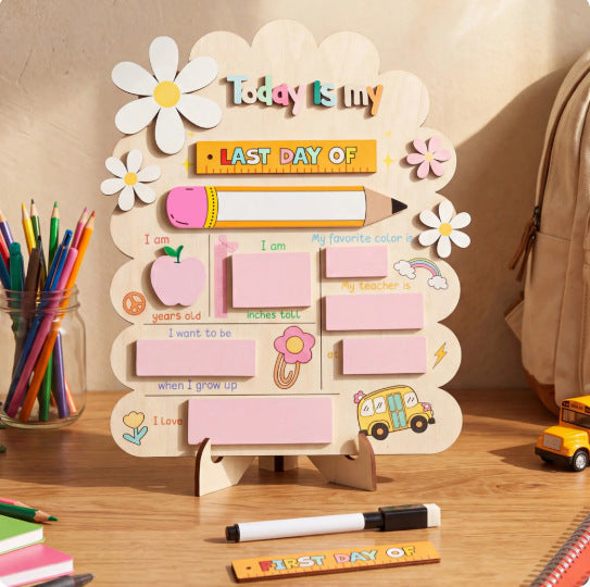 School Commemorative Wooden Sign