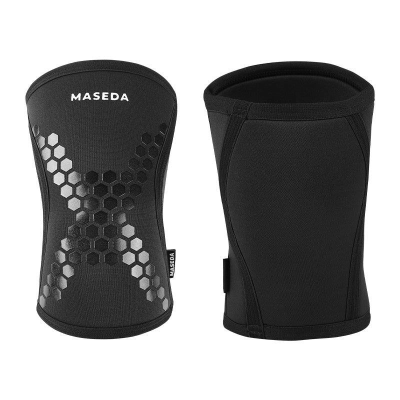 Scr Diving Material 7mm Hercules Knee Pads for Squatting and Weightlifting, Neoprene Shock-Absorbing and Non-Slip