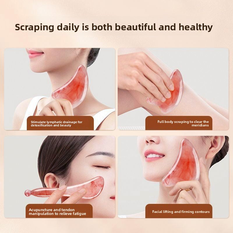 Scraping plate