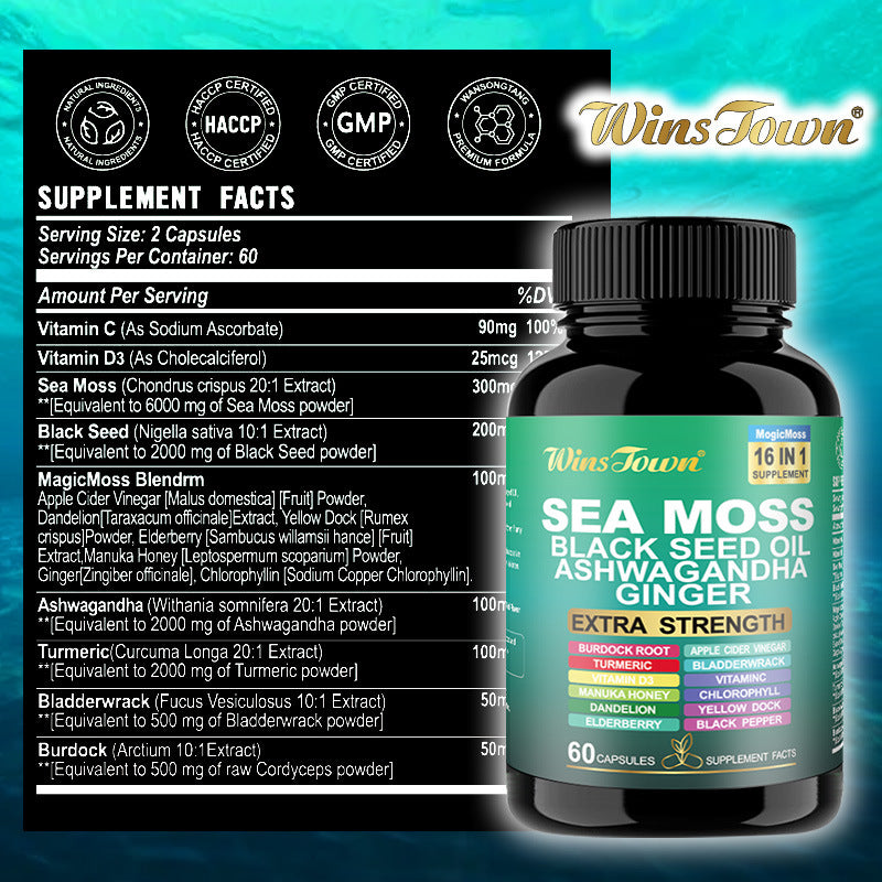 Sea Moss Shilajit Herbal Capsules