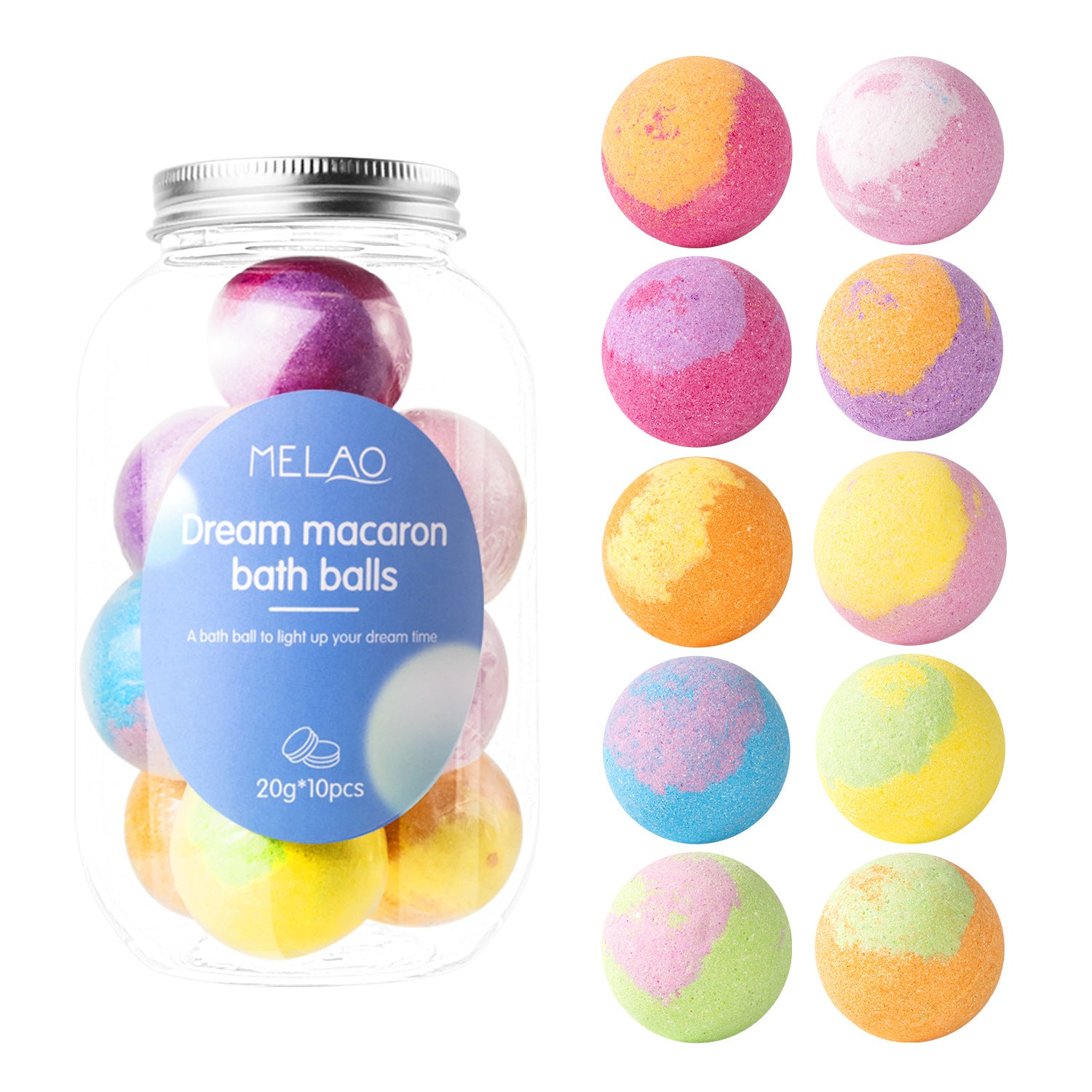 Sea salt bath bomb