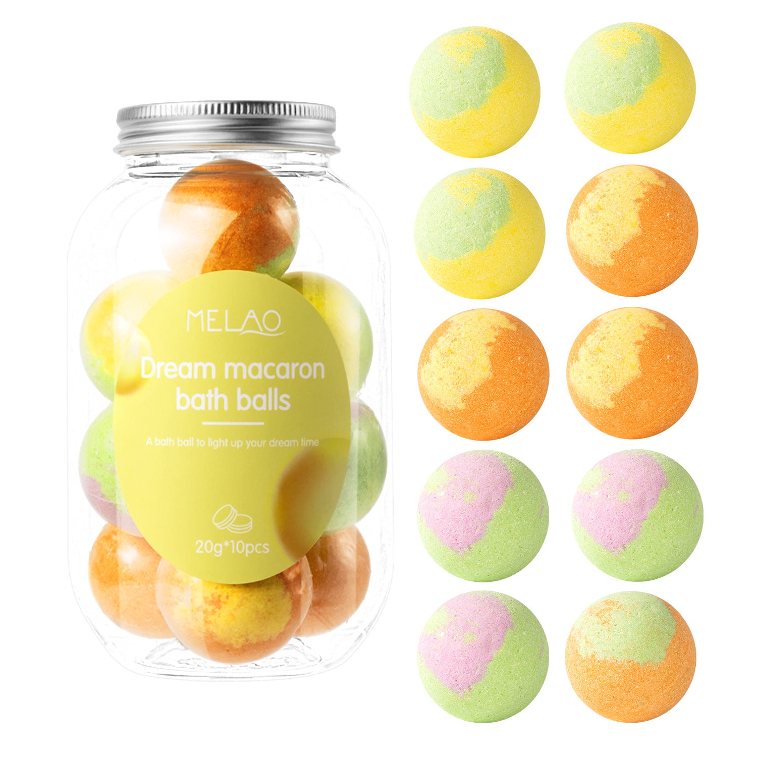 Sea salt bath bomb