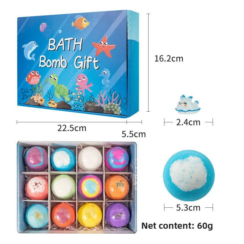 Sea salt bath bomb