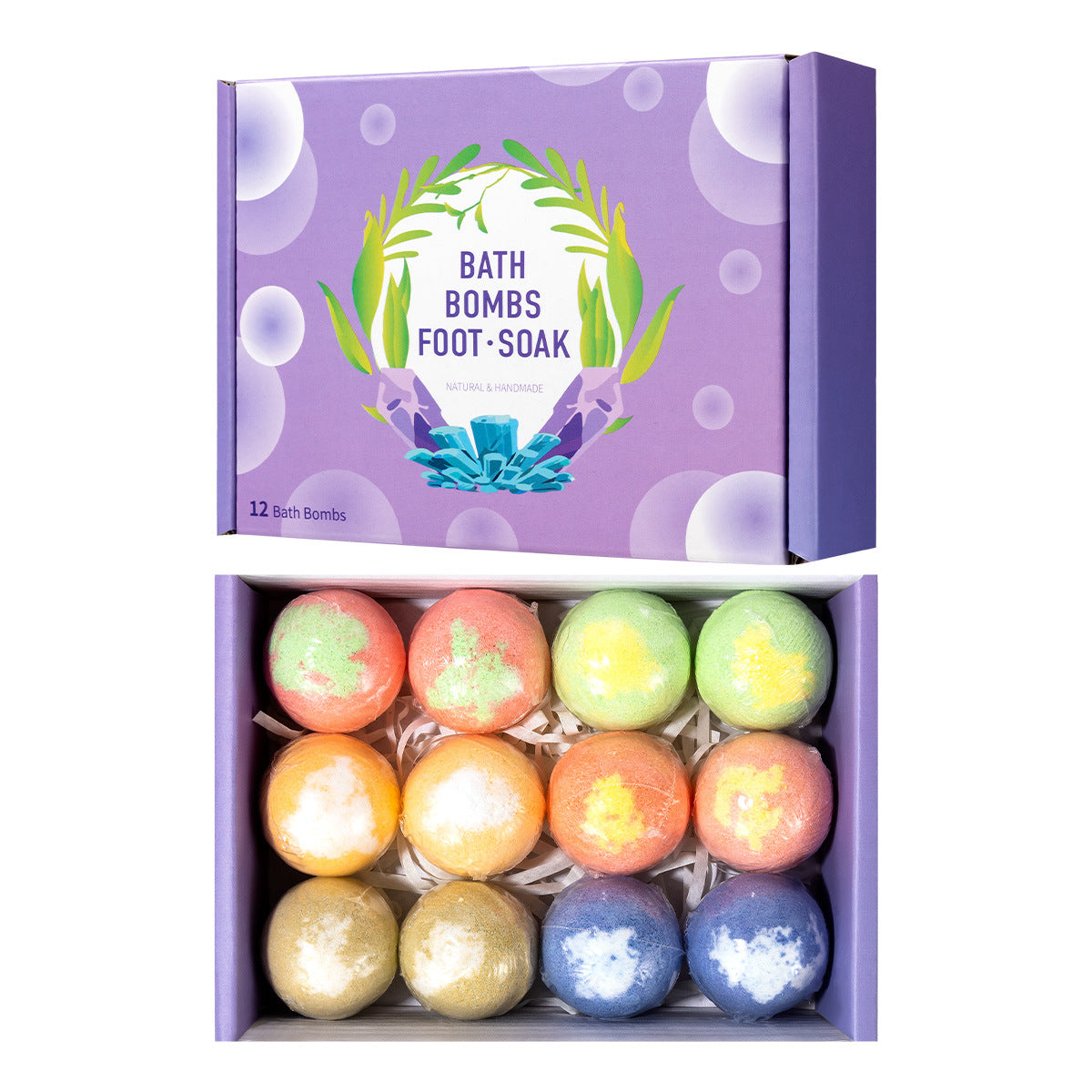 Sea salt bath bomb